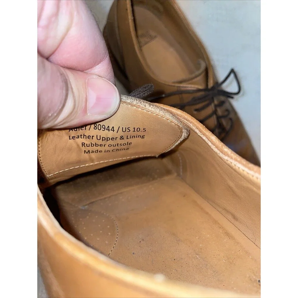 Warfield & Grand Men’s Dress Shoes Size 10.5 M Brown Leather Formal Business